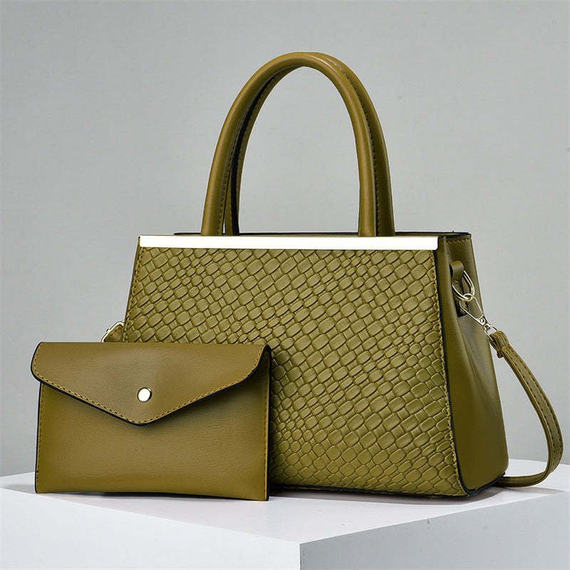 2 In 1 Bold Luxe Structured Handbag - Women's Fashion PU Handbag Custom Made Shoulder Bags Woman Handbag Bag - Image 5