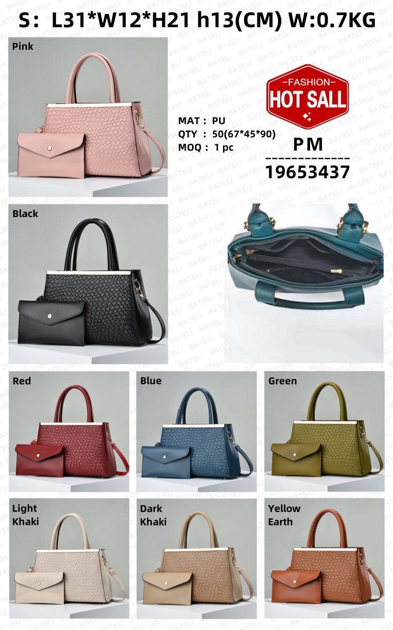 2 In 1 Bold Luxe Structured Handbag - Women's Fashion PU Handbag Custom Made Shoulder Bags Woman Handbag Bag - Image 3