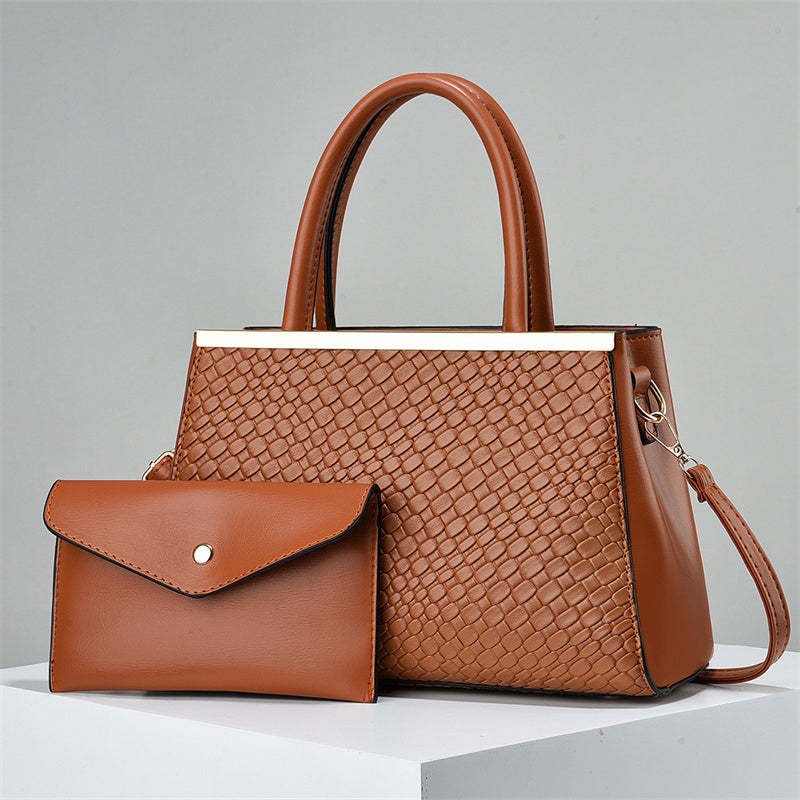 2 In 1 Bold Luxe Structured Handbag - Women's Fashion PU Handbag Custom Made Shoulder Bags Woman Handbag Bag - Image 2