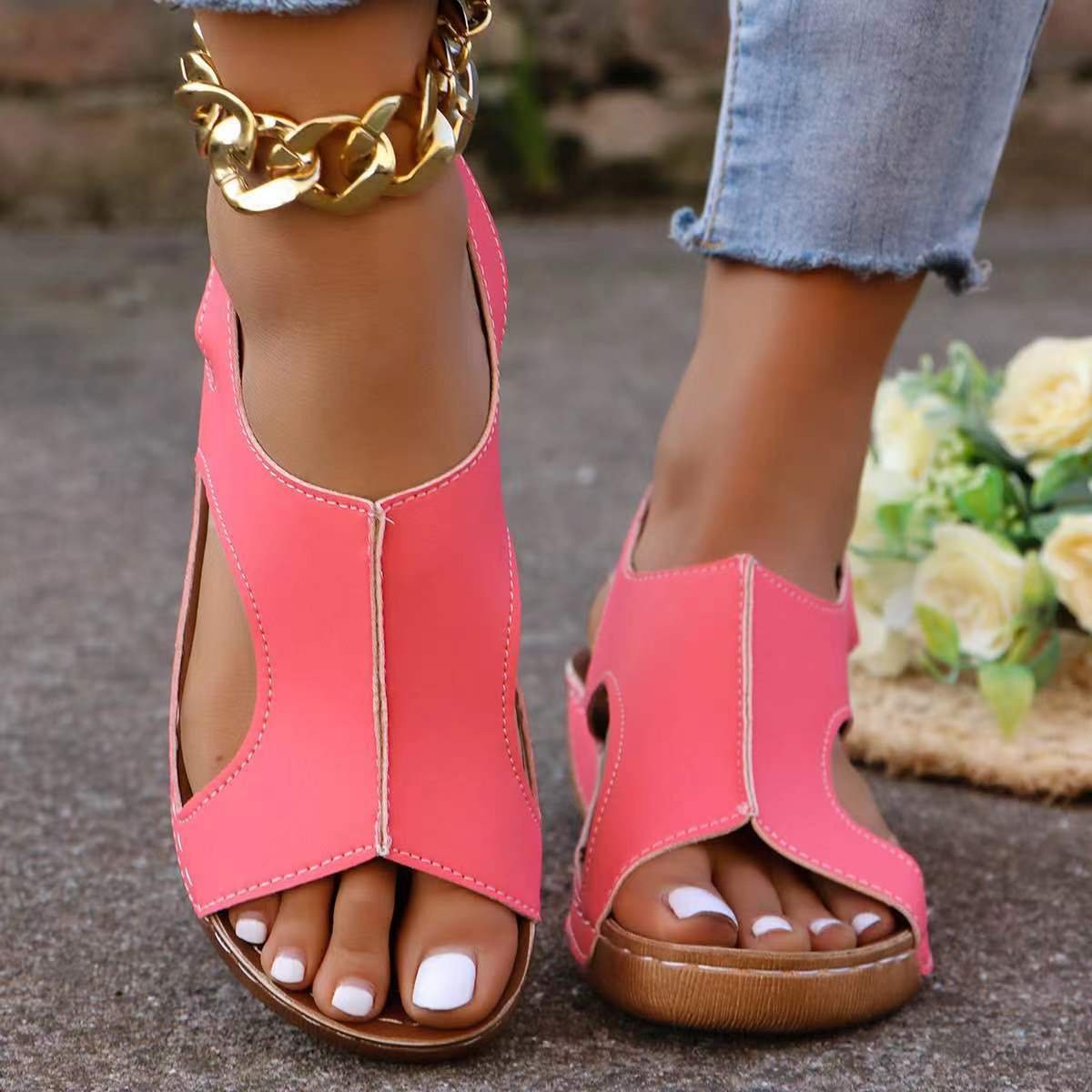 Women’s Summer Wedge Sandals - Image 2