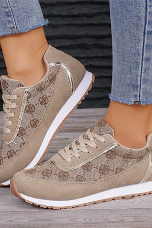 Women’s Flower Print Sneakers