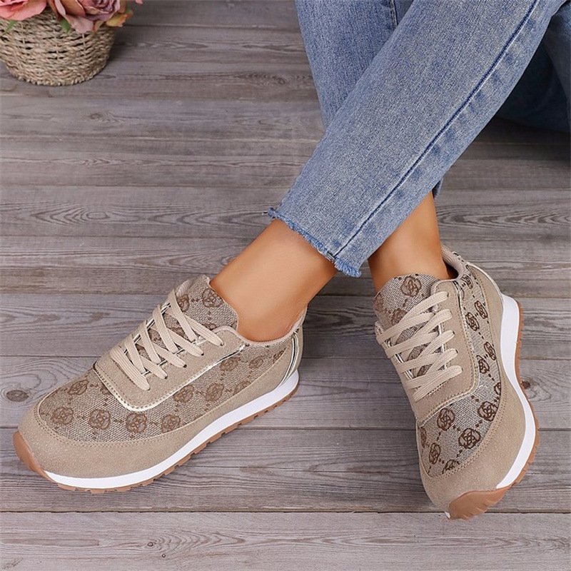 Women’s Flower Print Sneakers - Image 4