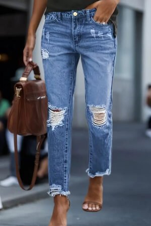 Stretchy Boyfriend Jeans For Women
