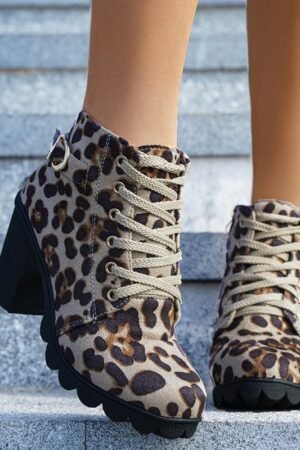 Women’s Suede Square Heel Boots