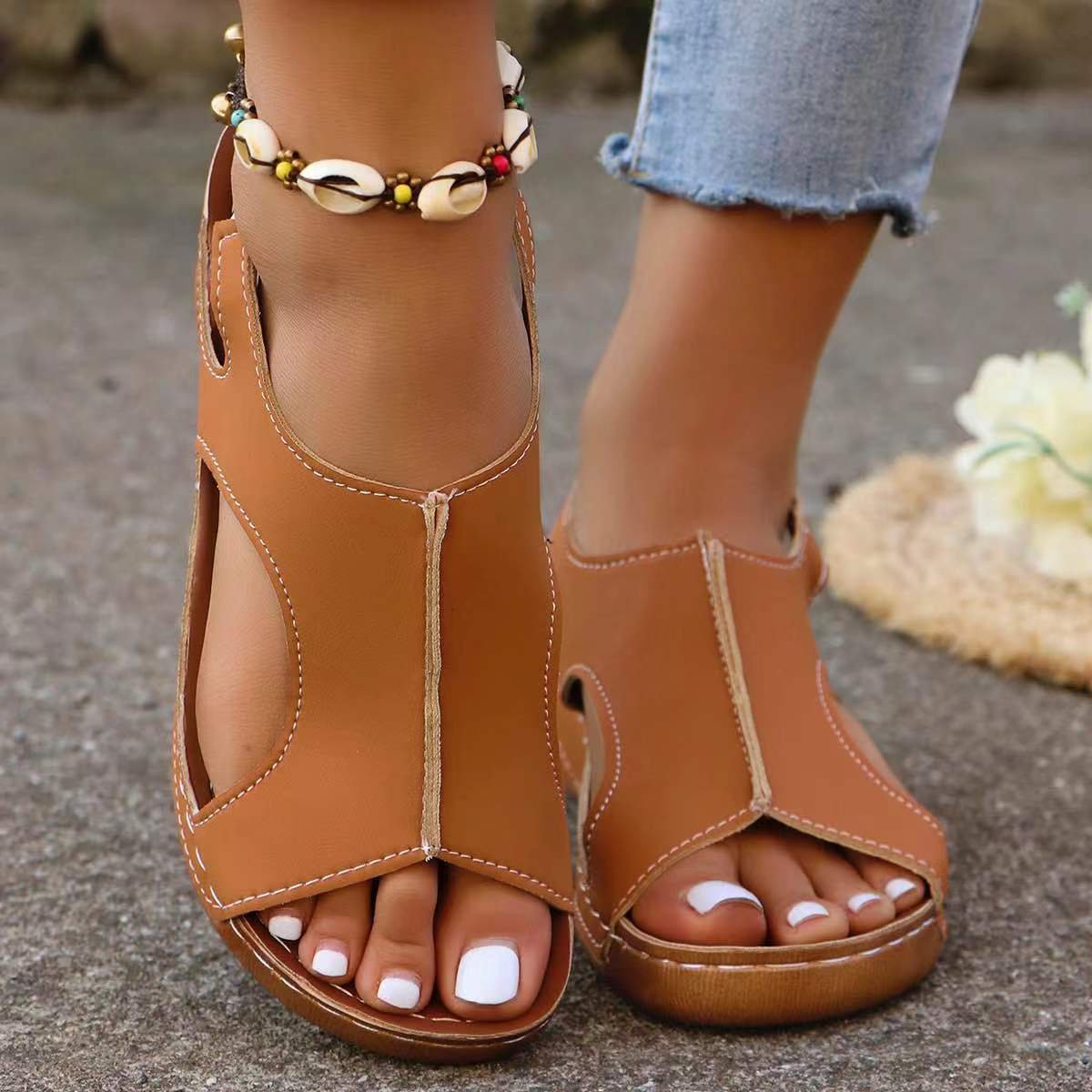 Women’s Summer Wedge Sandals - Image 10