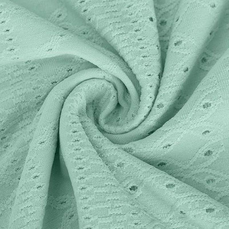 Women's Eyelet V-Neck Maxi Dress Short Sleeve Flowy A-Line Summer Beach Dress - Image 6